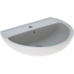 ERA 15, mobile da bagno con lavabo in mineralmarmo, struttura in alluminio  e specchiera con applique di BelBagno