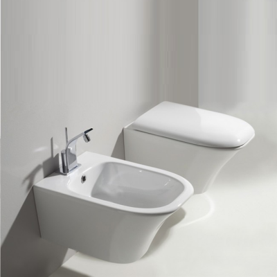 VASO e BIDET SOSPESI | NERO serie AMICA